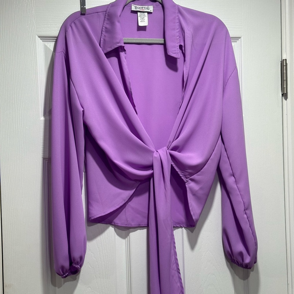 Lavender Blouse.
